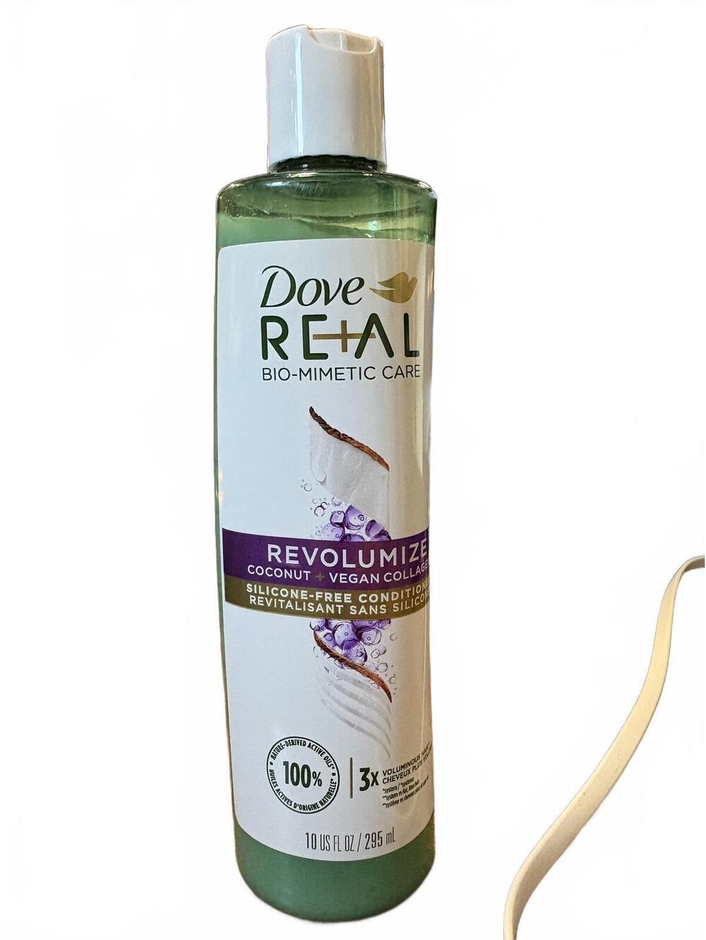 Dove RE+AL Bio-Mimetic Care Revolumize Conditioner 10 oz NEW